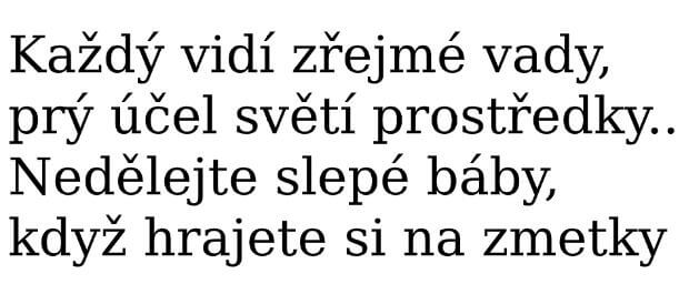 Krátká báseň na libovolné téma