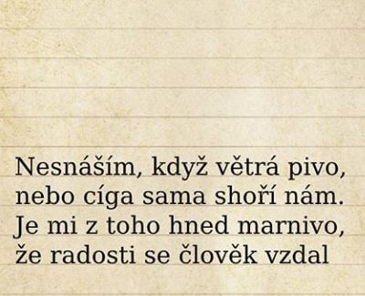 Krátká báseň na libovolné téma