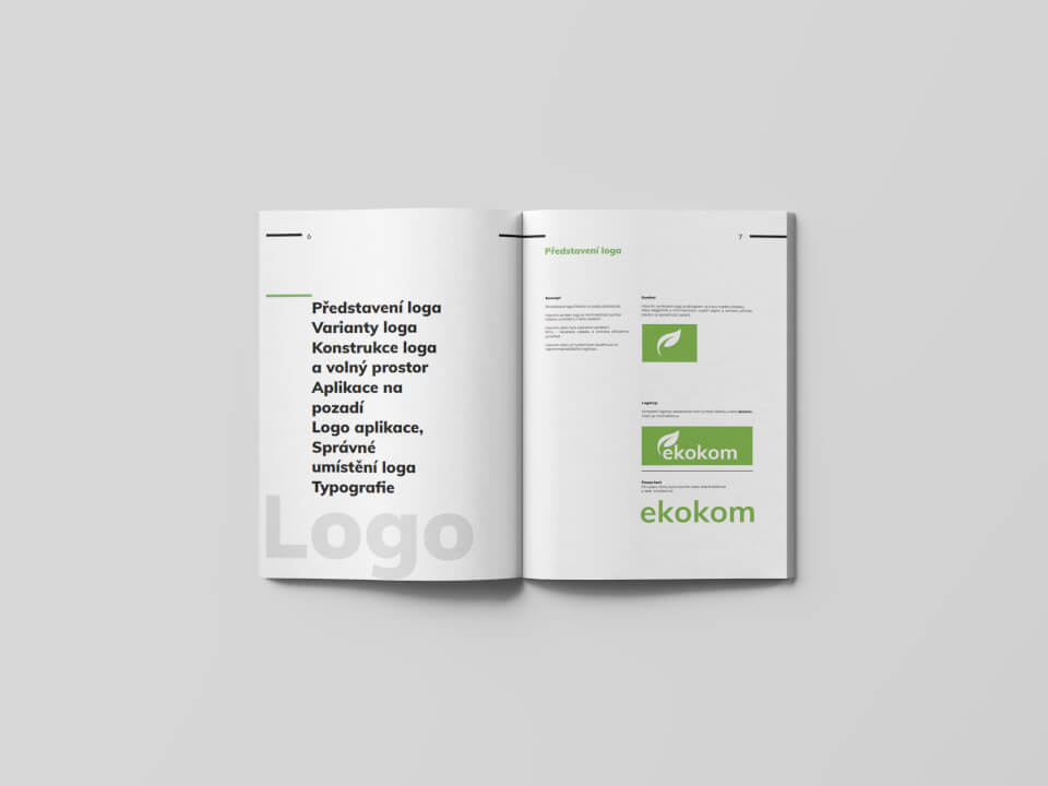 Prefesionální logomanuál Vašeho loga