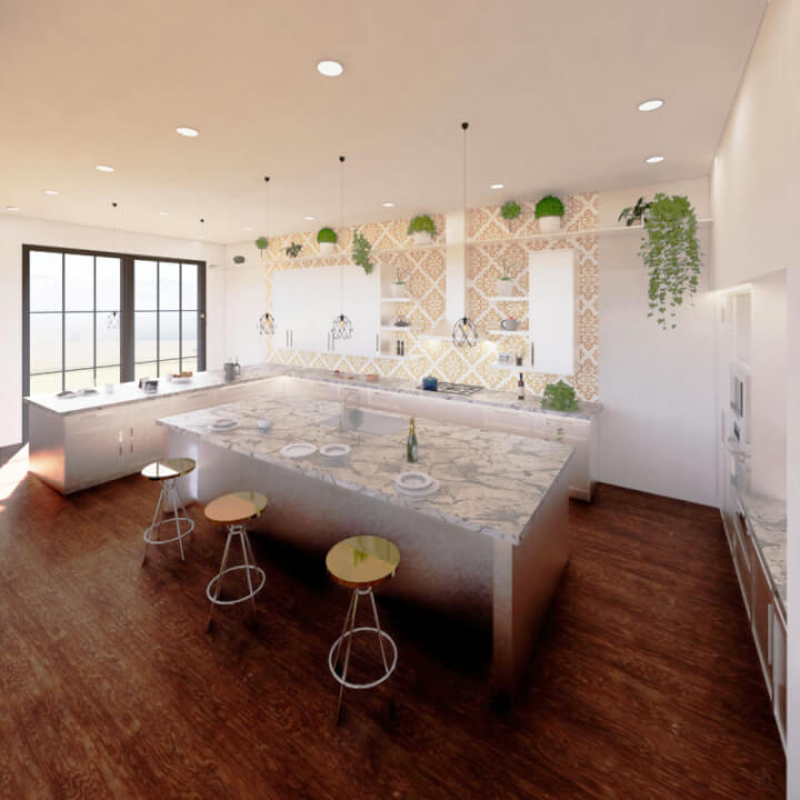 Vizualizace kuchyně nebo interiéru na míru v 3d programe