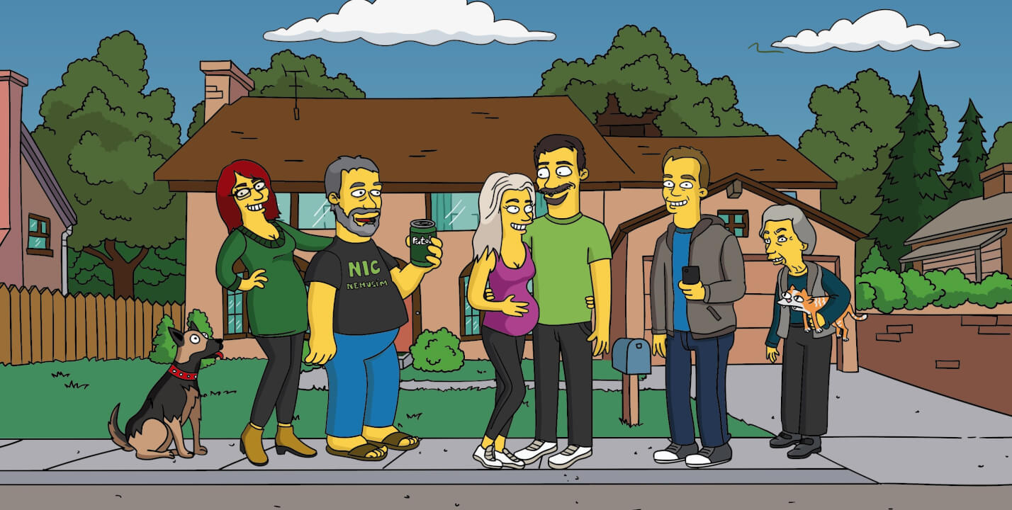 Vlastní karikatura Simpsonovi, Griffinovi nebo Rick & Morthy
