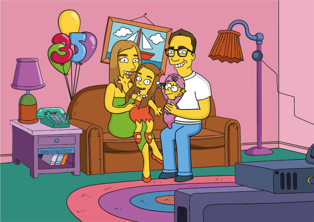 Vlastní karikatura Simpsonovi, Griffinovi nebo Rick & Morthy