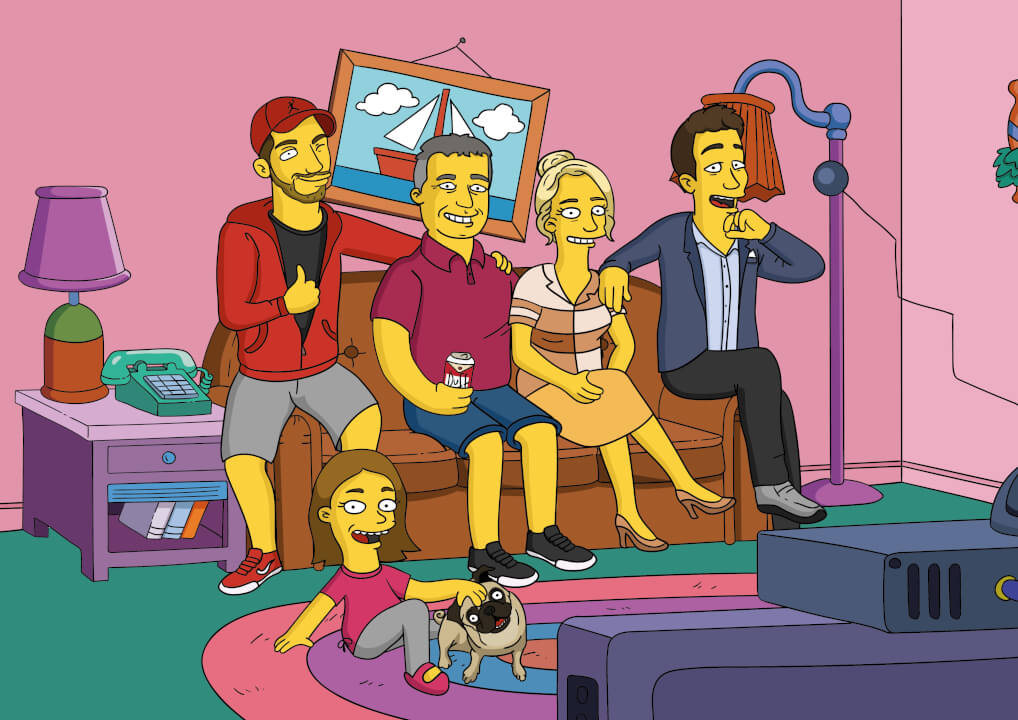 Vlastní karikatura Simpsonovi, Griffinovi nebo Rick & Morthy