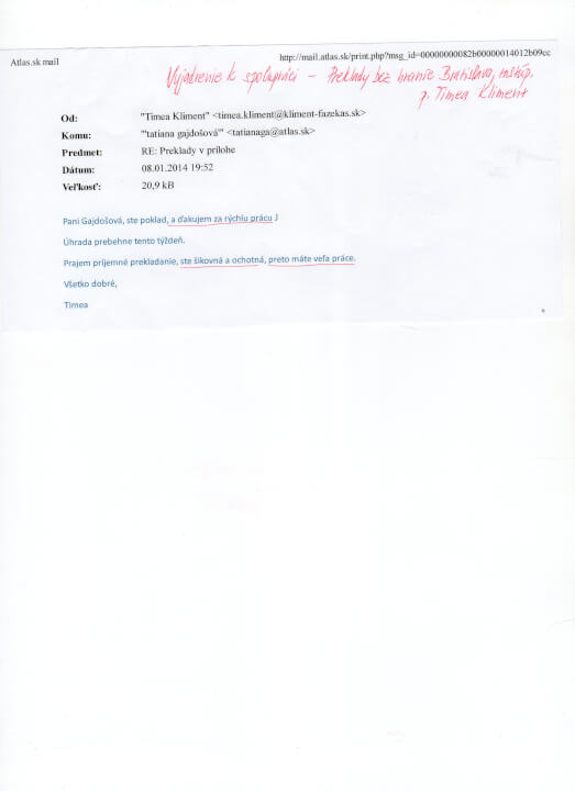 Preložím texty z/do angličtiny