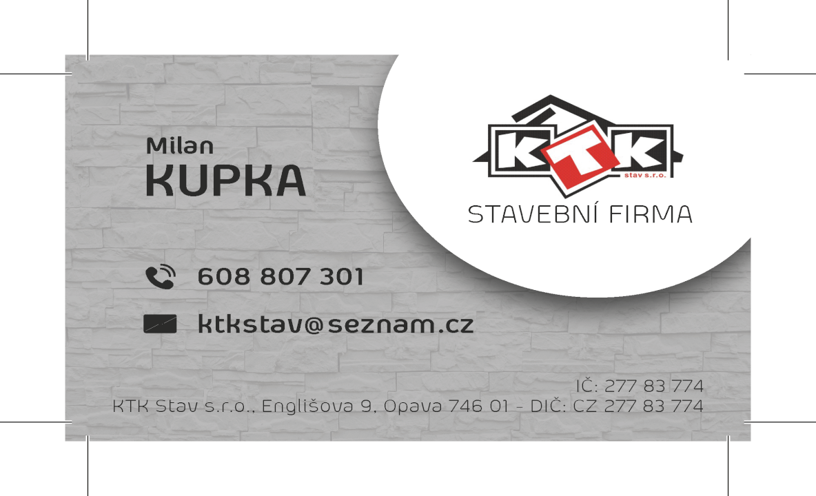 Moderní vizitka na míru