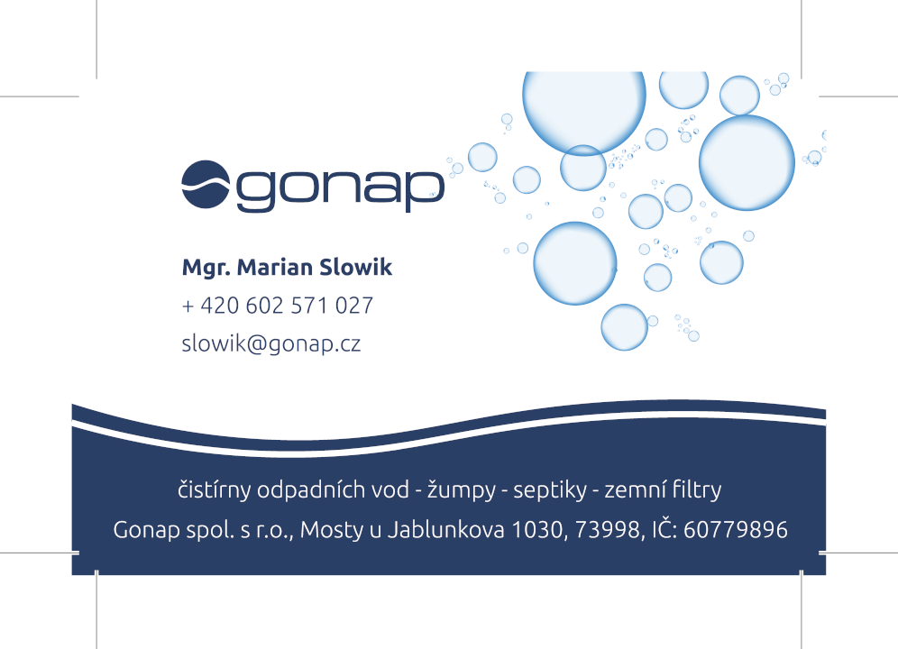 Moderní vizitka na míru