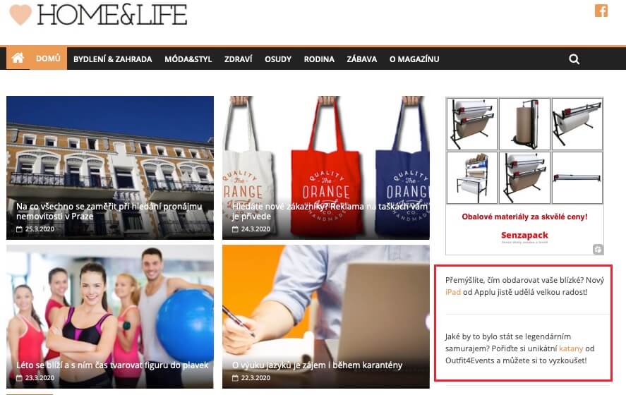 Zpětný odkaz do sidebaru na tématickém webu na 6 měsíců