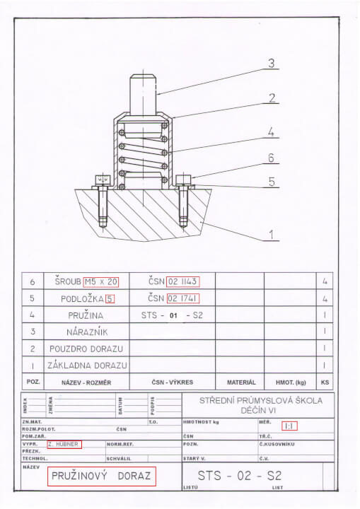 Technické výkresy v programu AUTOCAD