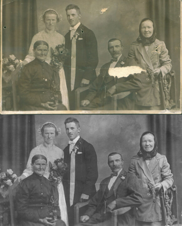 Restaurování starých fotografií