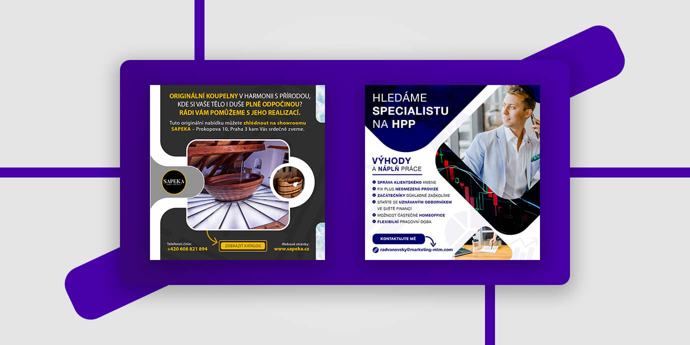 Bannery pro váš web a sociální sítě