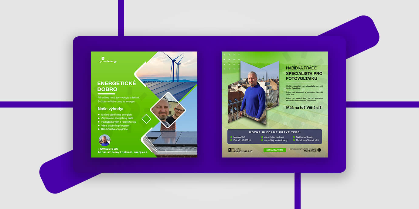 Bannery pro váš web a sociální sítě