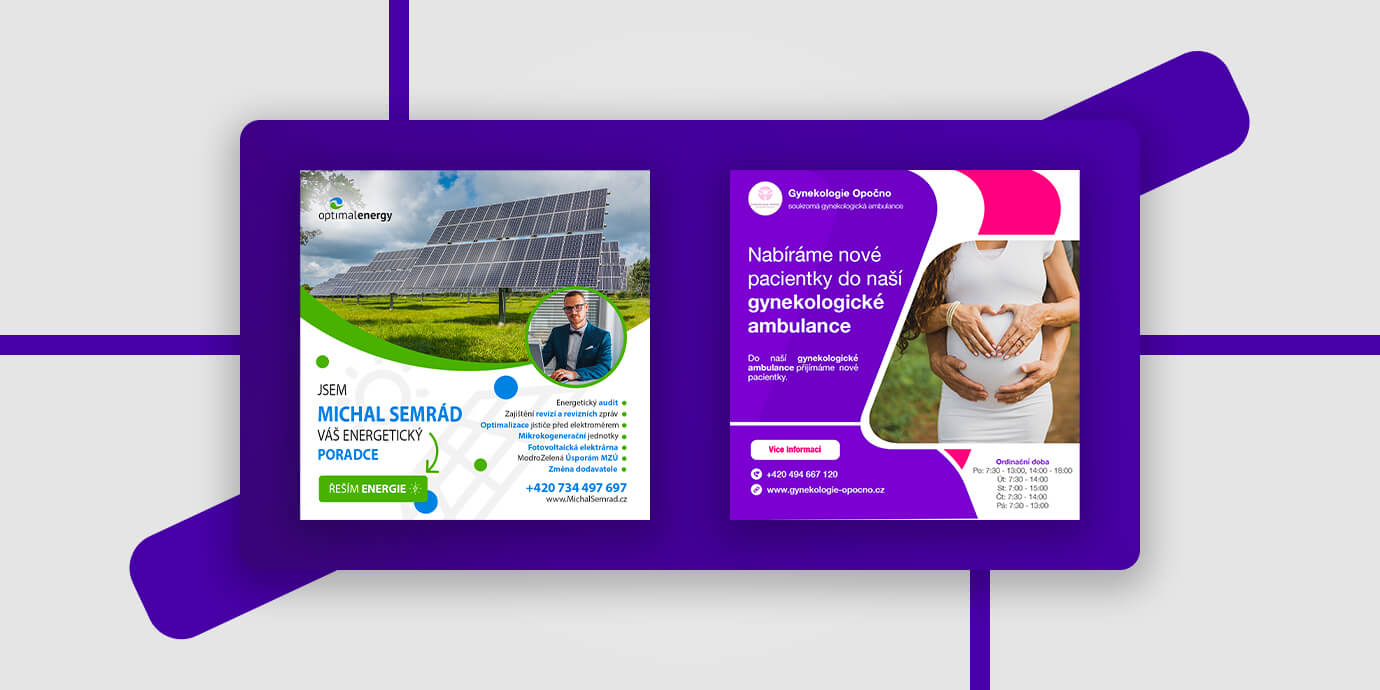 Bannery pro váš web a sociální sítě