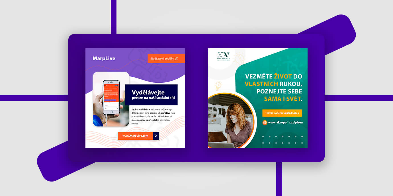 Bannery pro váš web a sociální sítě