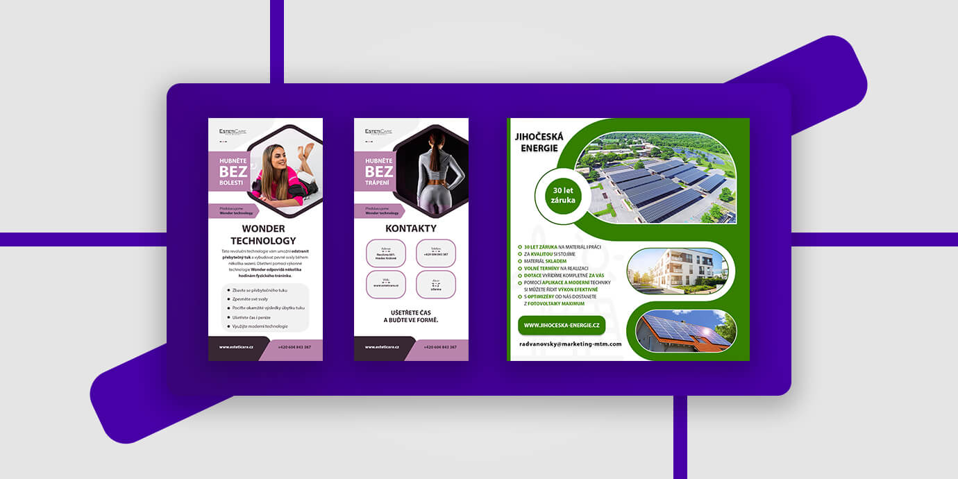 Bannery pro váš web a sociální sítě