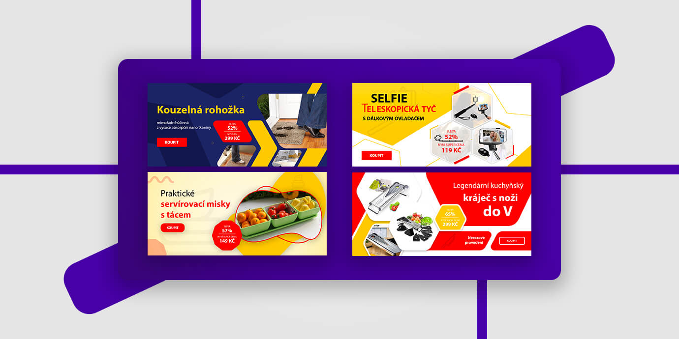 Bannery pro váš web a sociální sítě