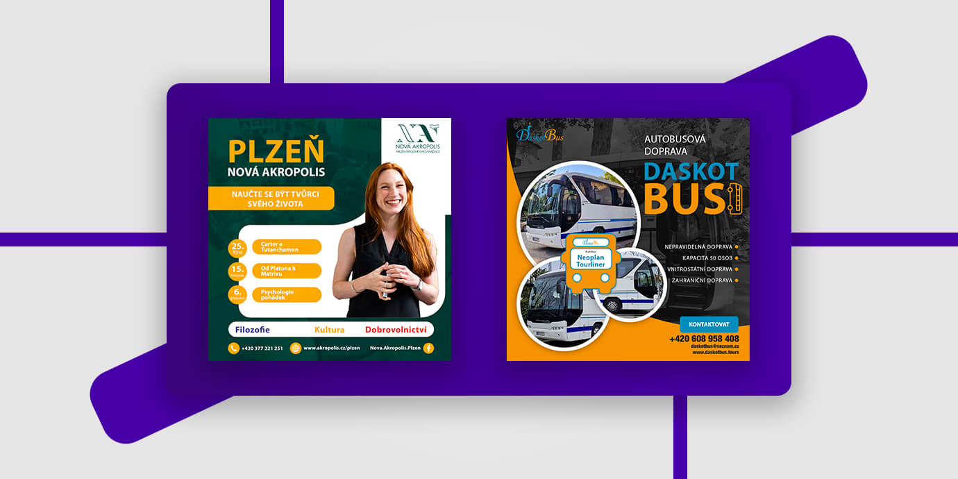 Bannery pro váš web a sociální sítě