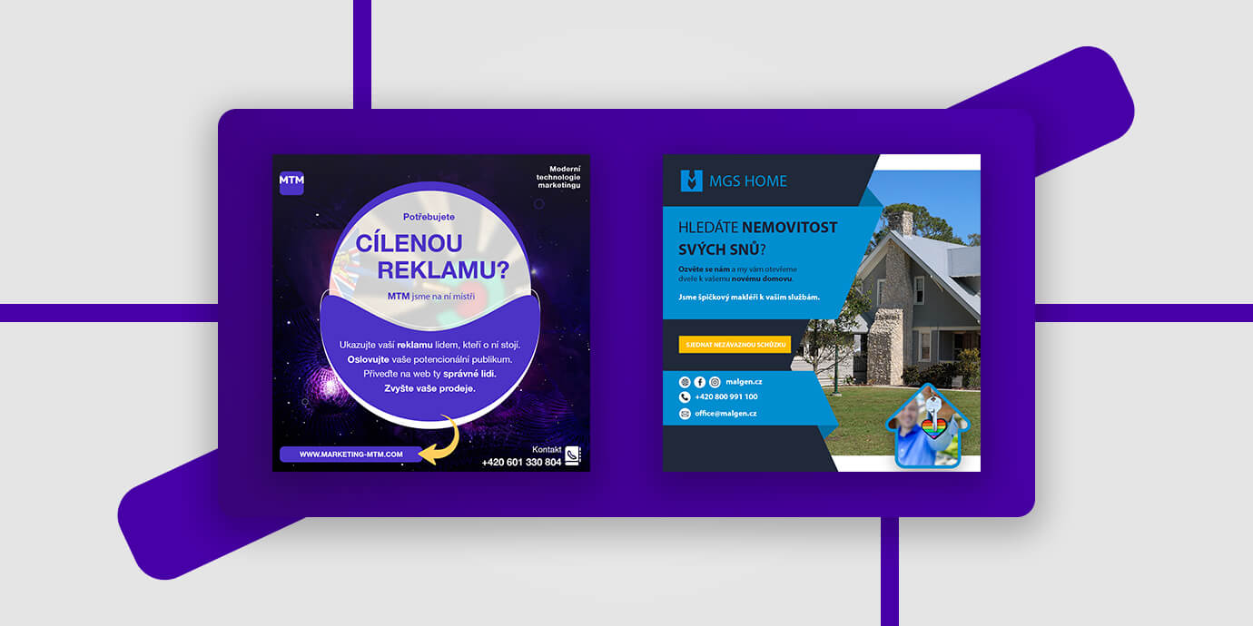 Bannery pro váš web a sociální sítě