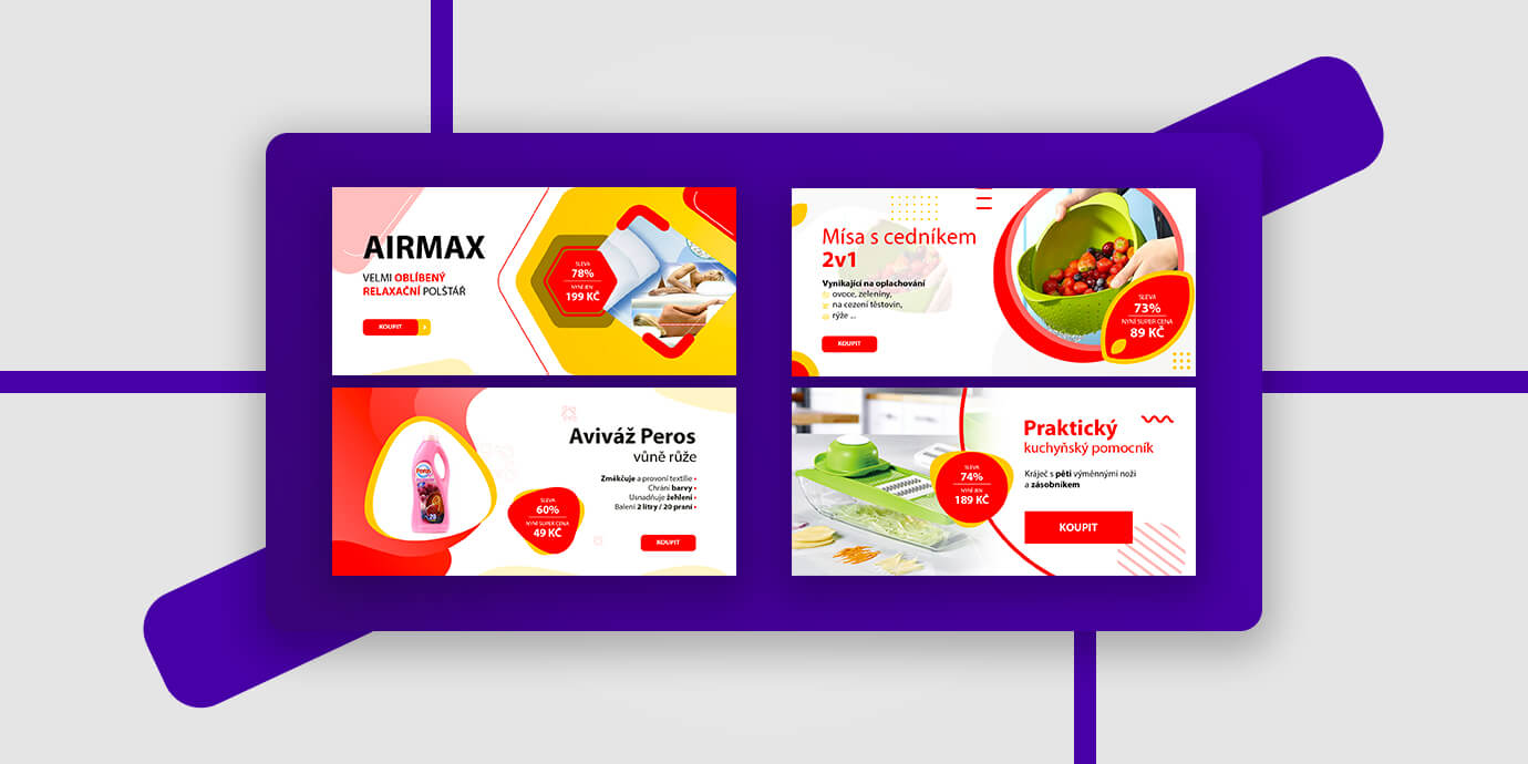 Bannery pro váš web a sociální sítě