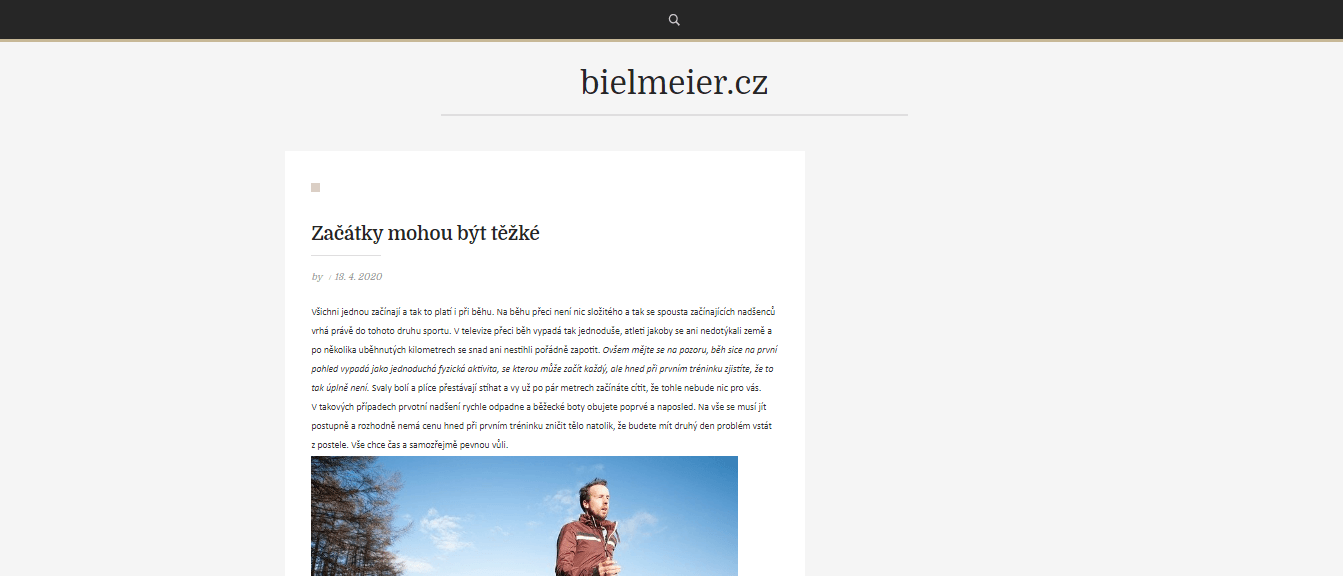 Publikace PR článku do magazínu bielmeier.cz