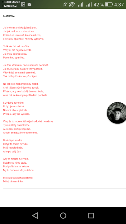 Poezie emocí na míru