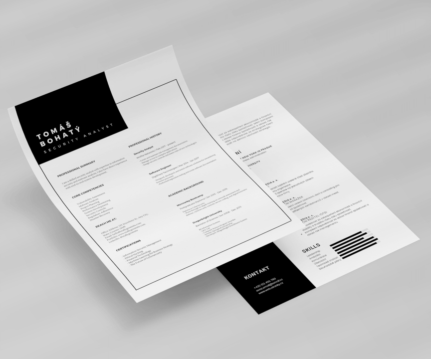 Design Životopisu, který opravdu zaujme!