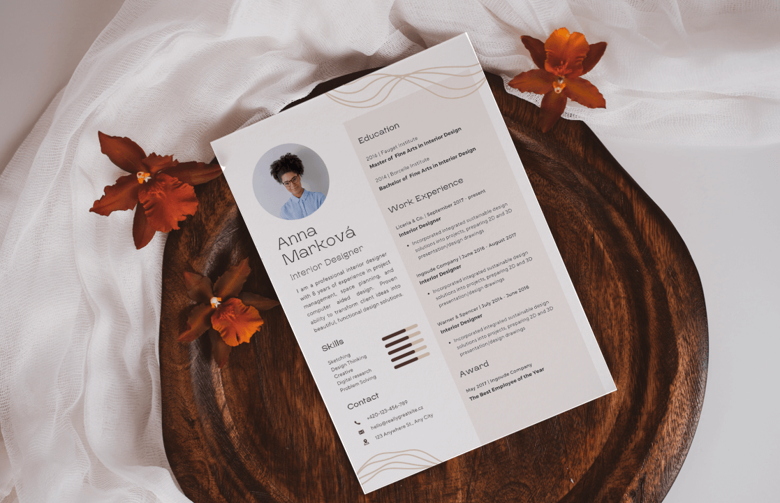 Design Životopisu, který opravdu zaujme!