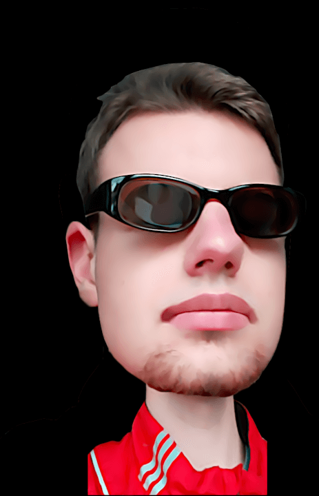 Karikatura ve stylu Bobblehead a LowPoly