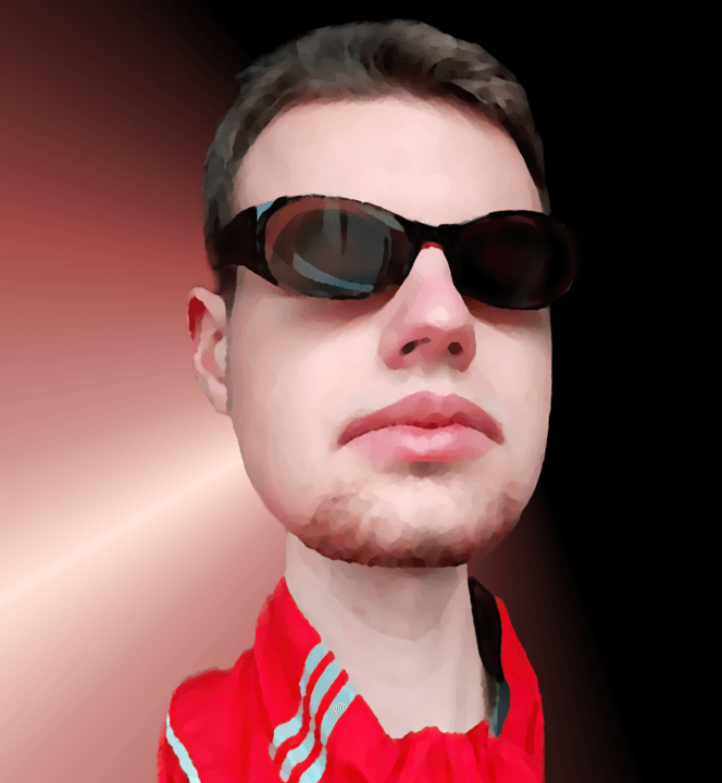 Karikatura ve stylu Bobblehead a LowPoly