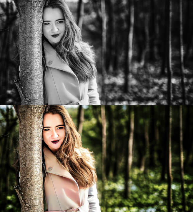 Obarvím (kalorizuji) a vylepším Vaše černobílé fotografie