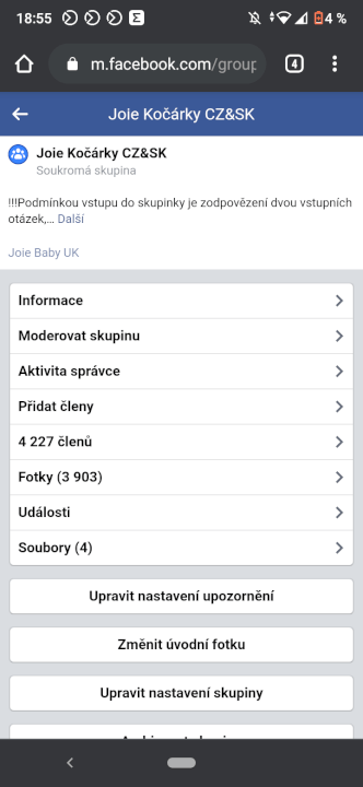 Reklama na FB stránkách