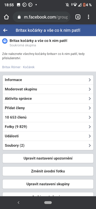 Reklama na FB stránkách