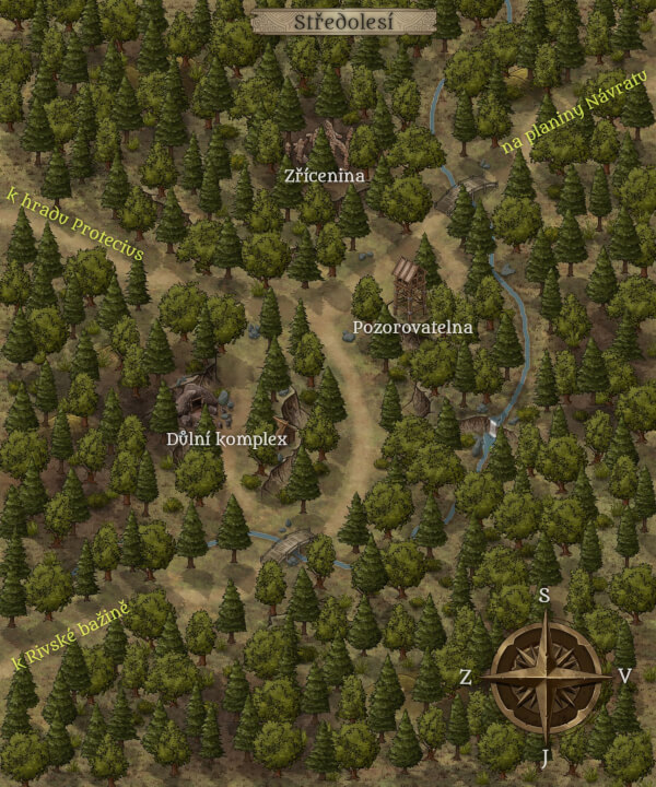 digitální Fantasy mapy na přání