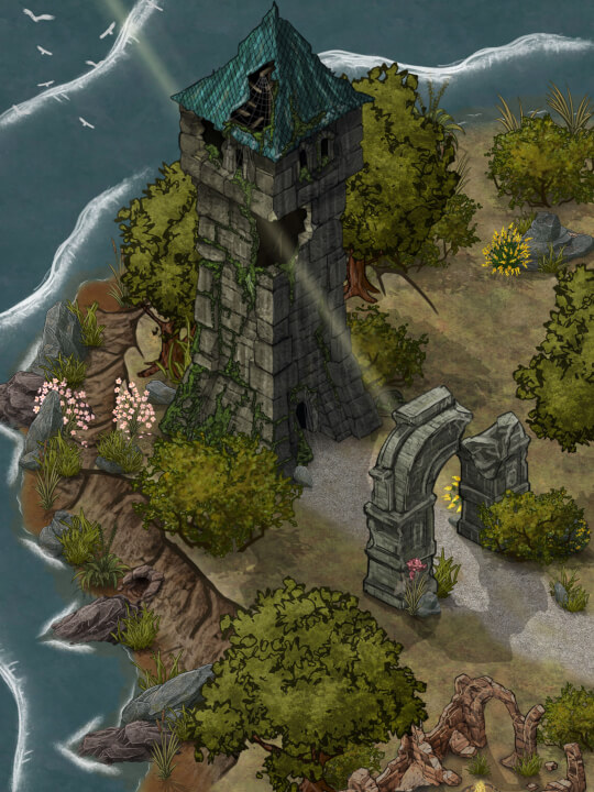 digitální Fantasy mapy na přání