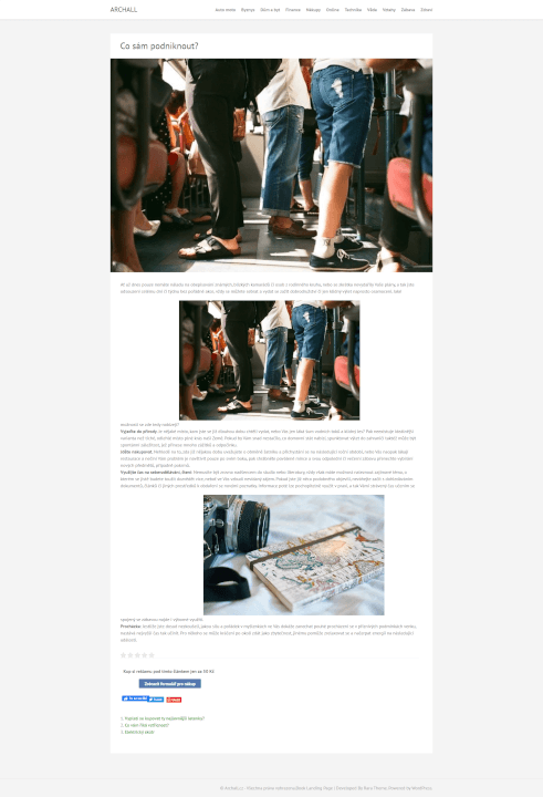 Publikace PR článku do magazínu archall.cz