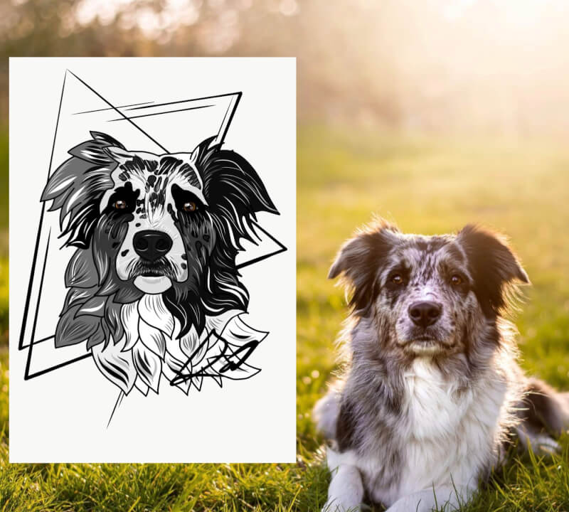 Digitální portréty vhodné na plátno, triko, hrnek, aj.