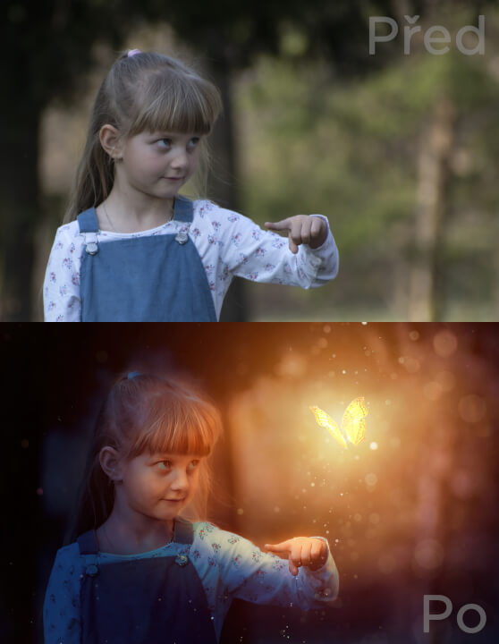 Úprava a retuše fotografií, fotomontáž