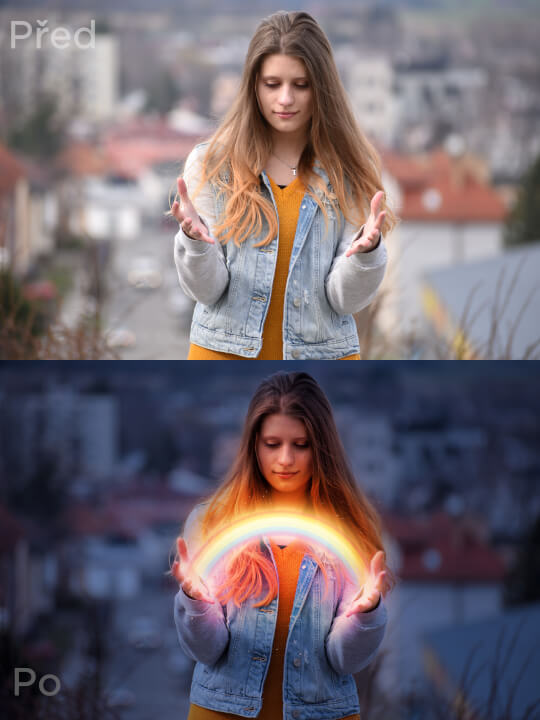 Úprava a retuše fotografií, fotomontáž