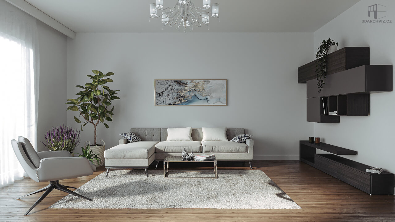 3D Vizualizac e interiérů