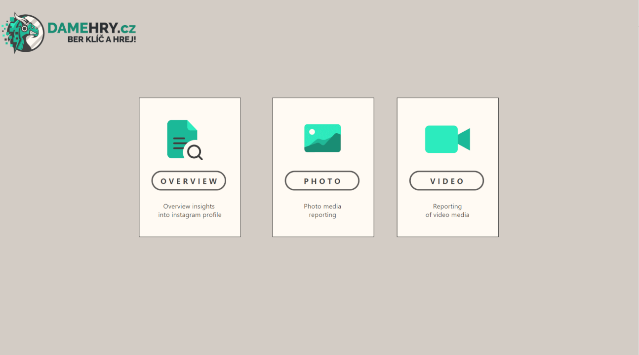 Report dat z vašich sociálních sítí