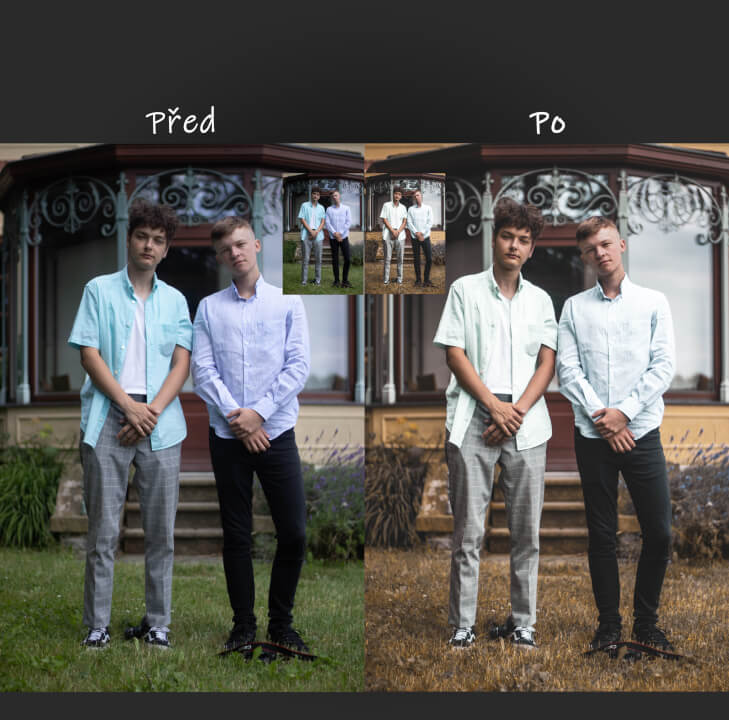 Post-processing, retuš