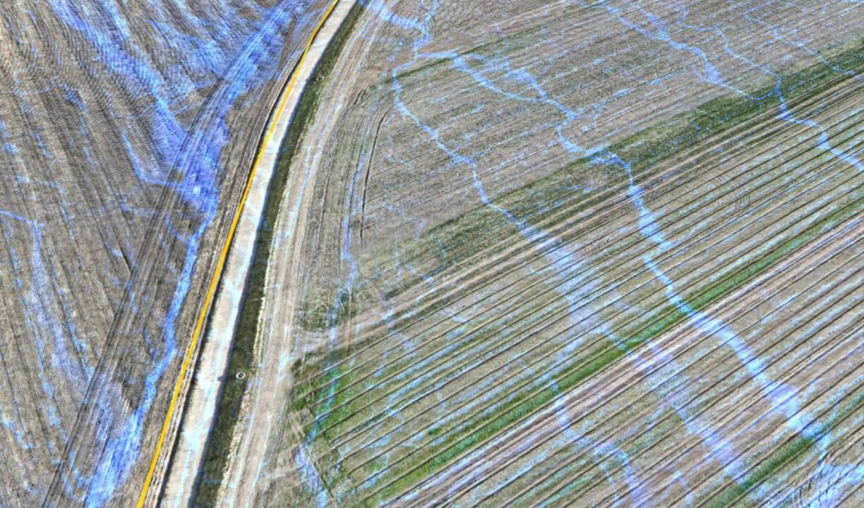 Srážko-odtokový model na Vašem pozemku, v areálu.