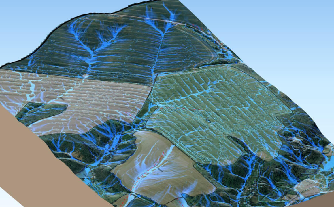 Srážko-odtokový model na Vašem pozemku, v areálu.