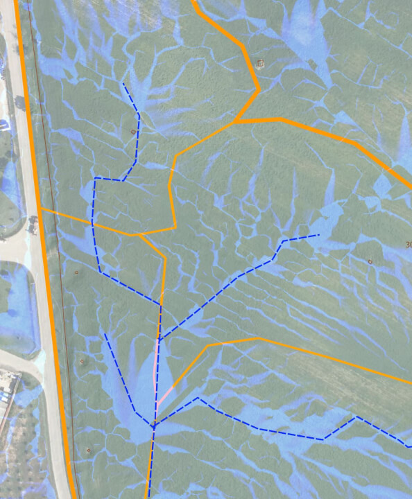 Srážko-odtokový model na Vašem pozemku, v areálu.