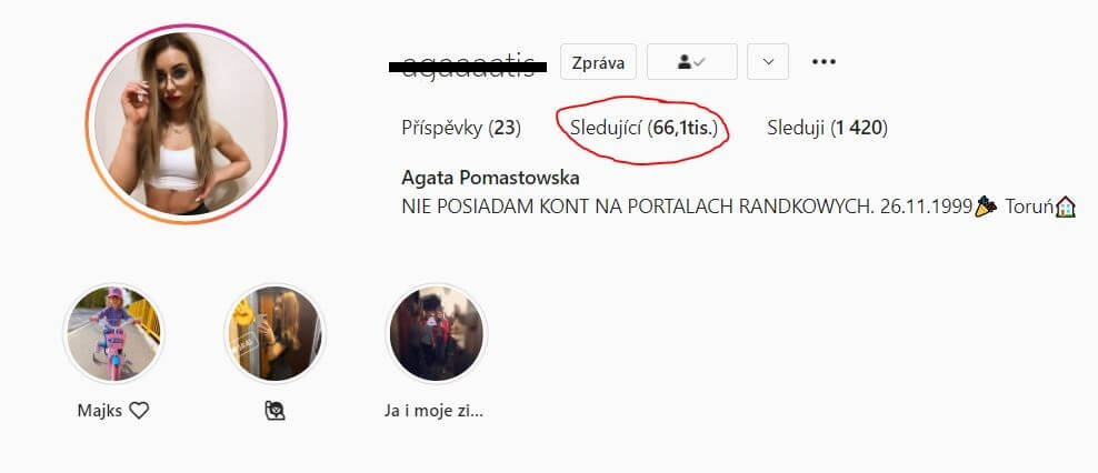 Instagram odběratelé, 1 000+ Instagramových sledujících