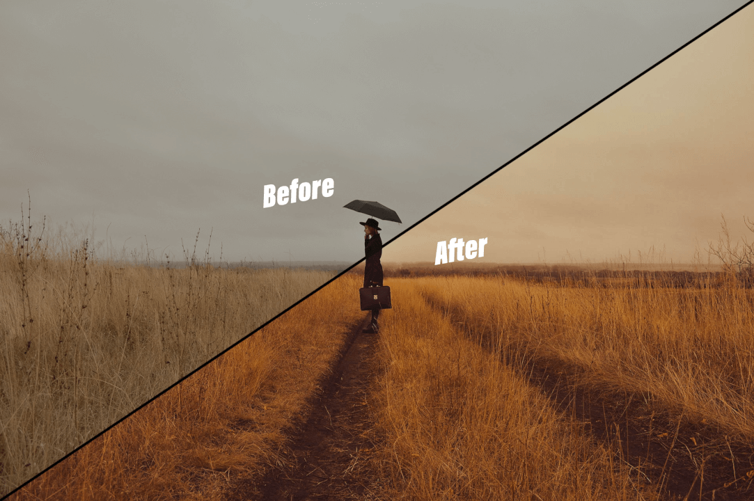 Zkrášlení barev u fotek