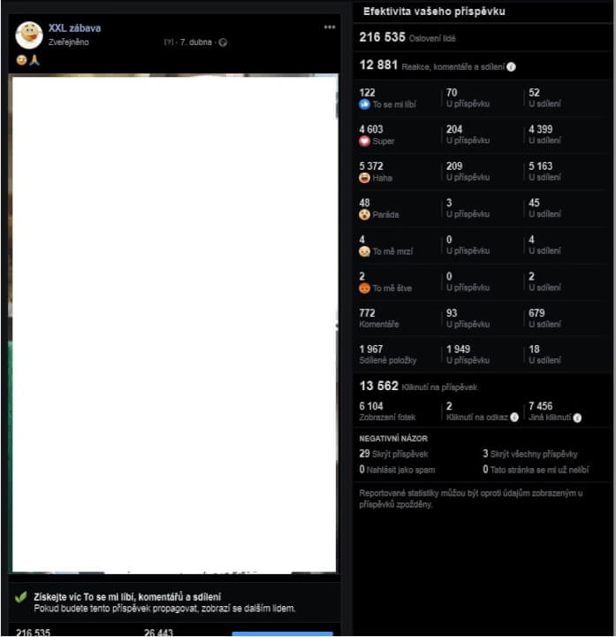 FB Sdílení Vašeho příspěvku 3x za den mezi 23K+ FANS