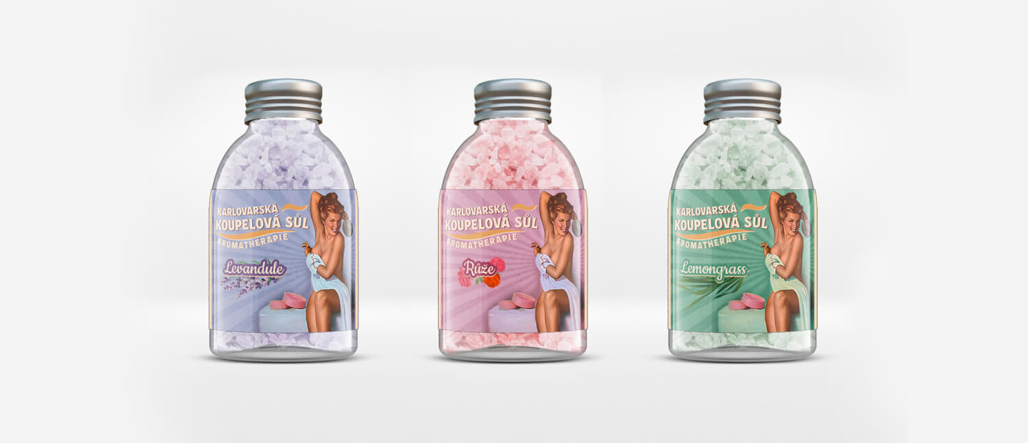 Návrh etiket, obalů