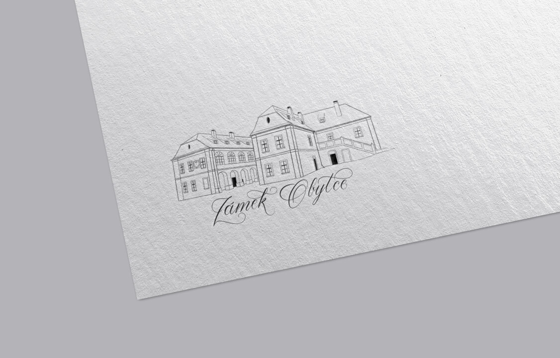 Ručně psané a malované neokoukané logo