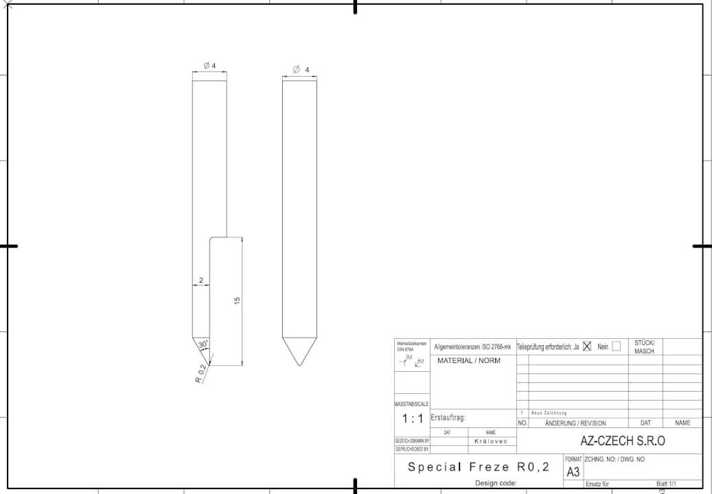 Vytváření 3D modelu, dokumentace k technickým součástem.