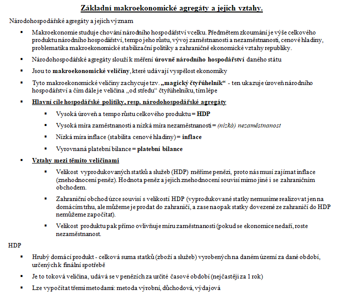 Vypracované materiály ke státní závěrečné zkoušce Statistika